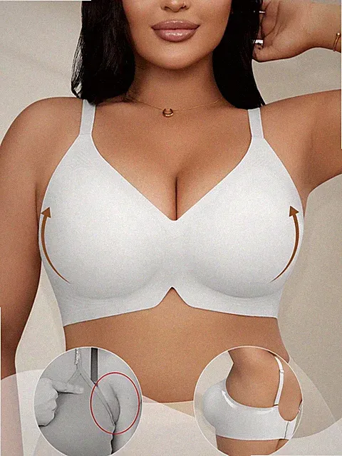 Nahtloser Wireless Sport BH für Damen in großen Größen Bequemer Halt Billig24