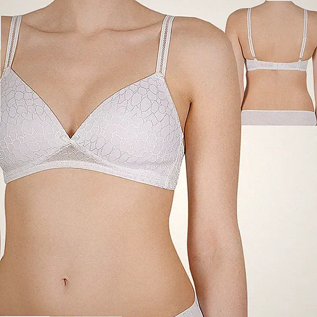 Naturana 5182 Damen BH Schalen-BH Bügellos Gr. 80D Weiß
