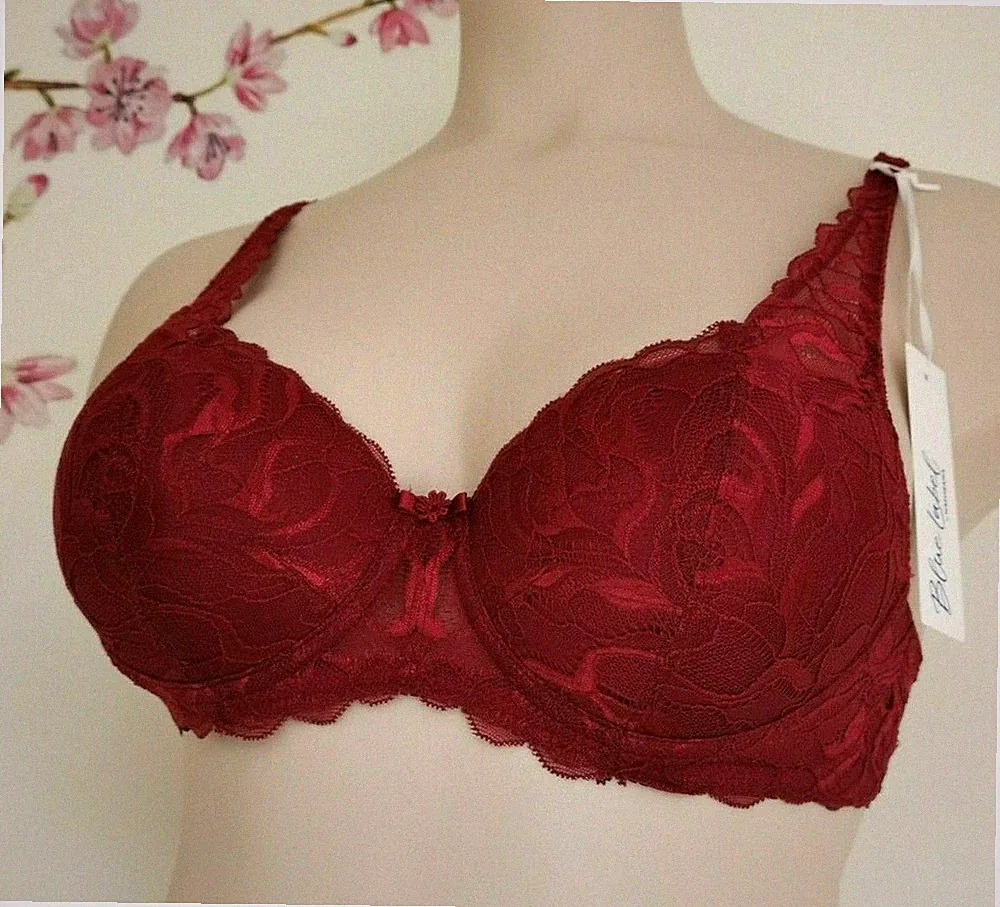 NATURANA Balconette BH Push Up 7753 Valencia Gr.75 B vorgeformte Cups Spitze