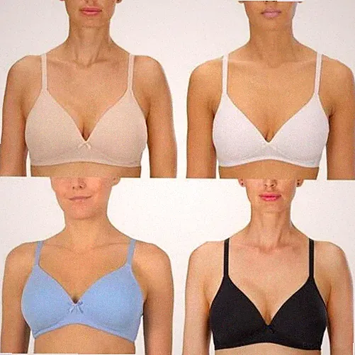 Naturana Bügellos Weich Tasse T-Shirt Bh Kabellos Alltag Bh