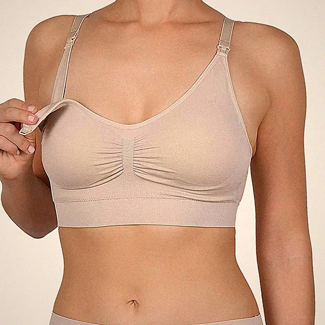 Naturana Damen BH Still-BH Schwangerschafts-BH 5492 nahtlos Gr. S Skin NEU