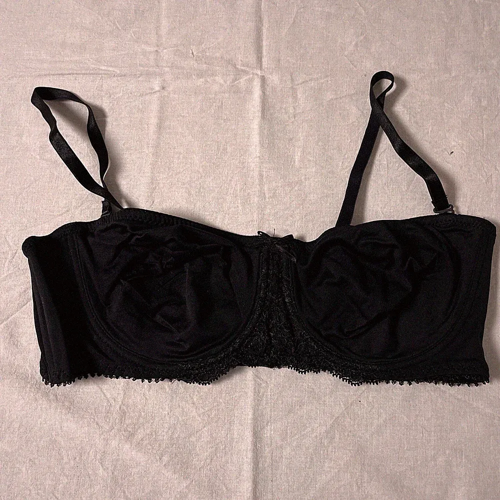 Naturana Damen Bügel BH Gr. 80A EU Schwarz UNT307