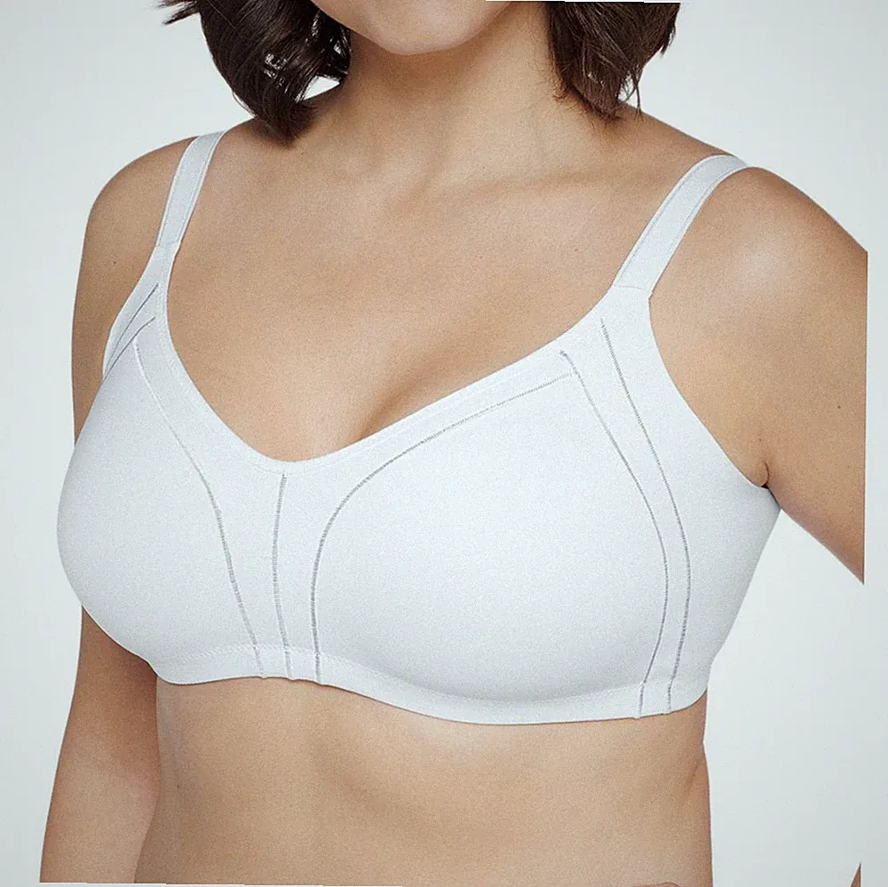 Naturana Damen Minimizer-BH ohne Bügel Side Smoother breite Träger Shapewear