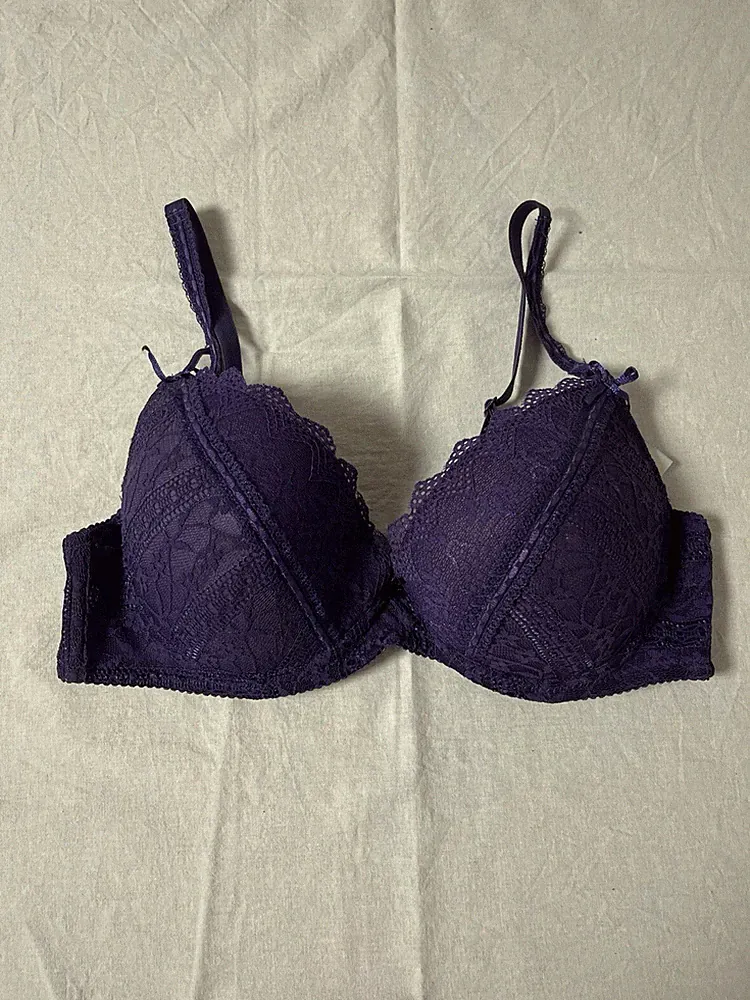 Naturana Damen Push Up BH Gr. 75C Lila SM1397