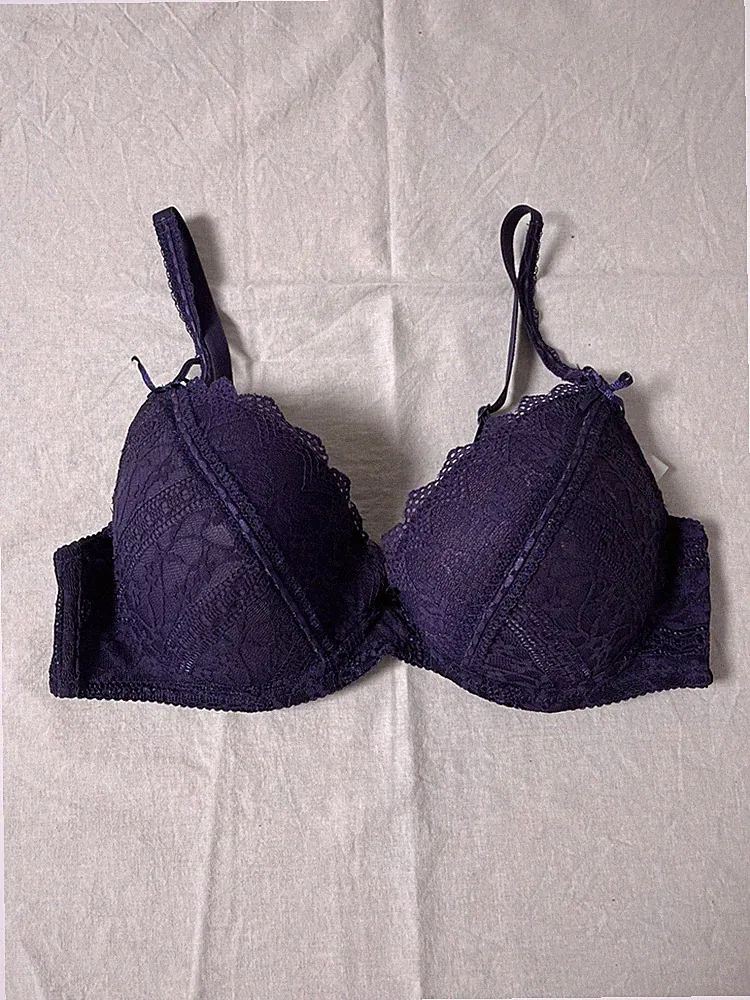 Naturana Damen Push Up BH Gr. 80 B Lila SM1399