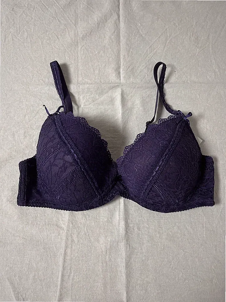 Naturana Damen Push Up BH Gr 80A Lila SM1396