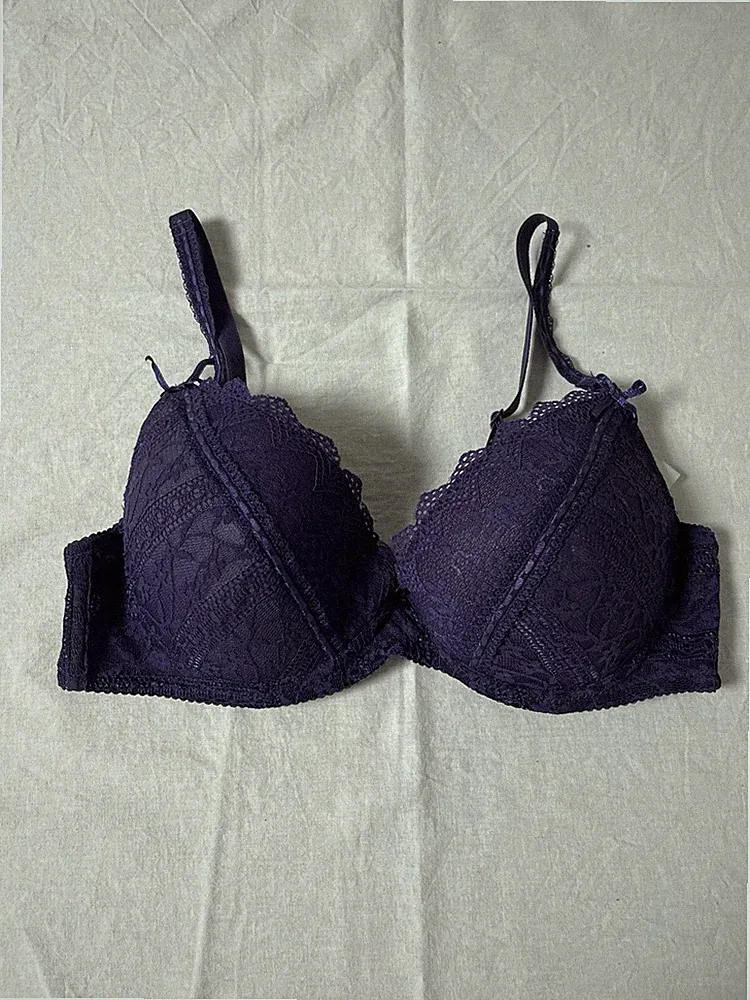 Naturana Damen Push Up BH Gr. 80D Lila SM1398