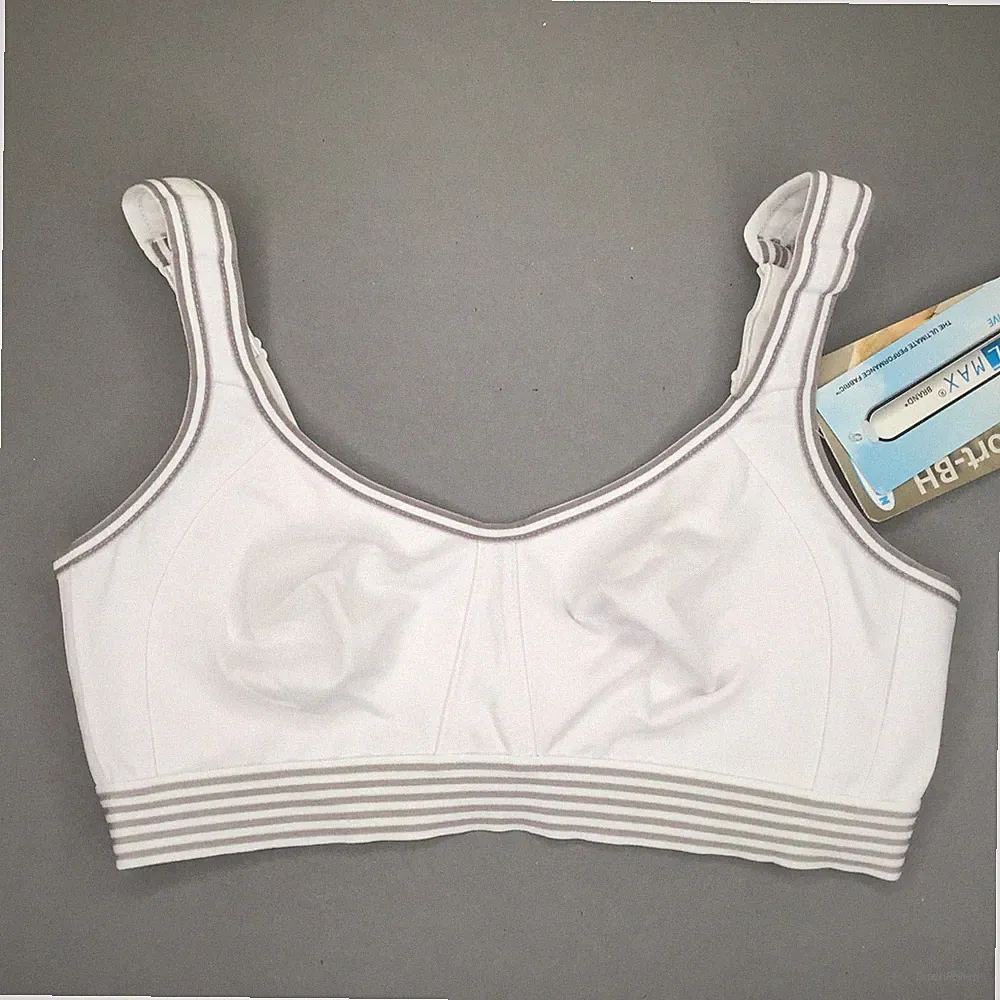 Naturana High Activity Damen Sport BH ohne Bügel Weiß Neu