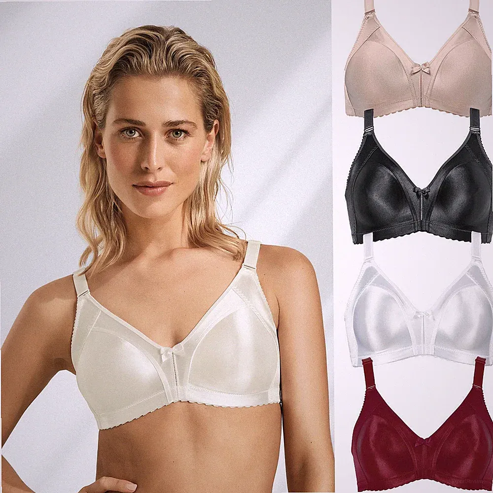 Naturana Minimiser BH ohne Bügel ungepolstert weich Vollschale 5063 BHs Unterwäsche