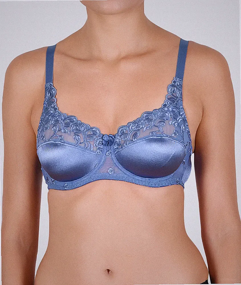 Naturana Minimizer Satin & Spitze Bügel Bh Ungepolsterter BH mit Bügel
