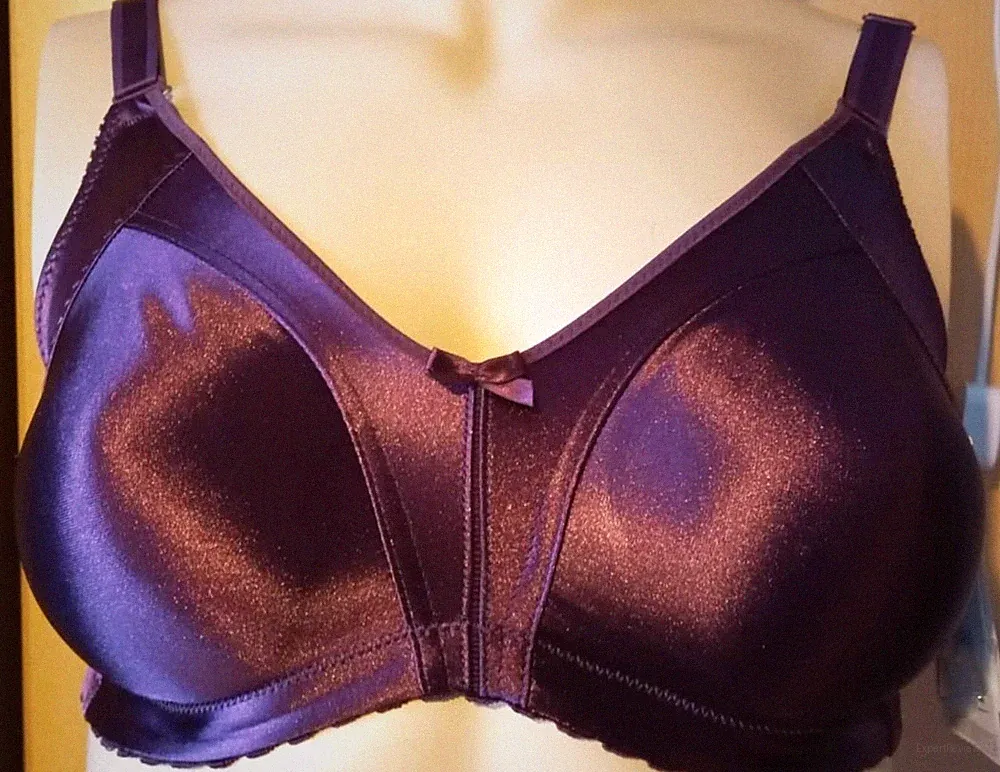 Naturana MINIMIZER SOFT BH in Satin Glanz gemoldet Bordeaux - Rot 75D