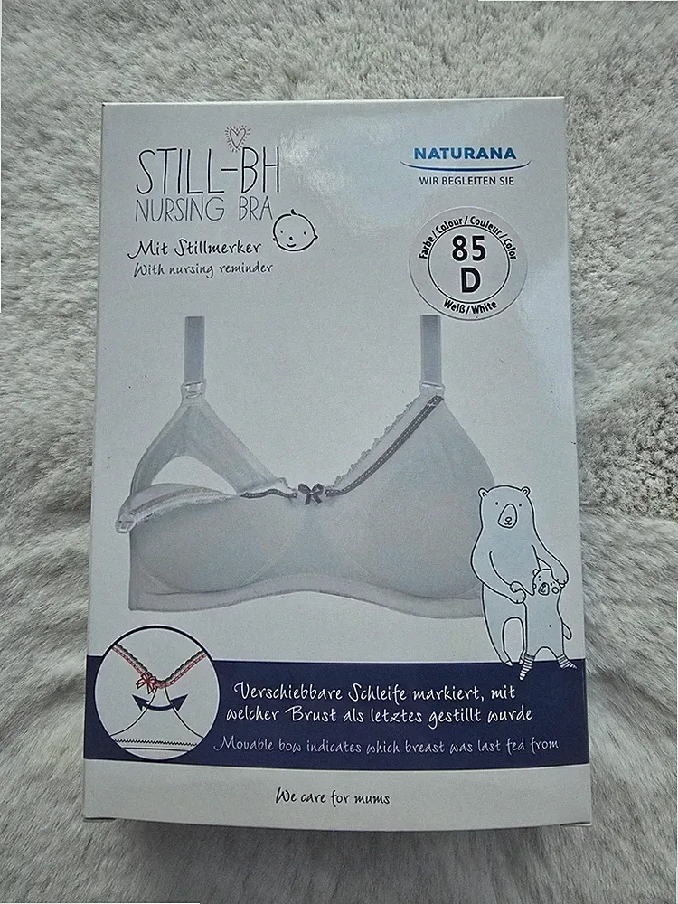 Naturana Still-BH ohne Bügel Gr.85/D Weiß