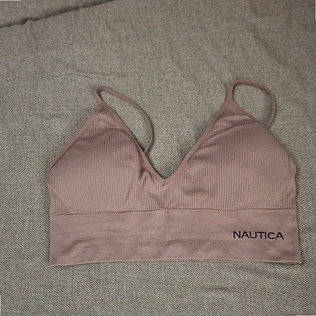 Nautica, Sport-BH, Größe: M, hellrosa, Elasthan/Polyamid, Einfarbig, Damen