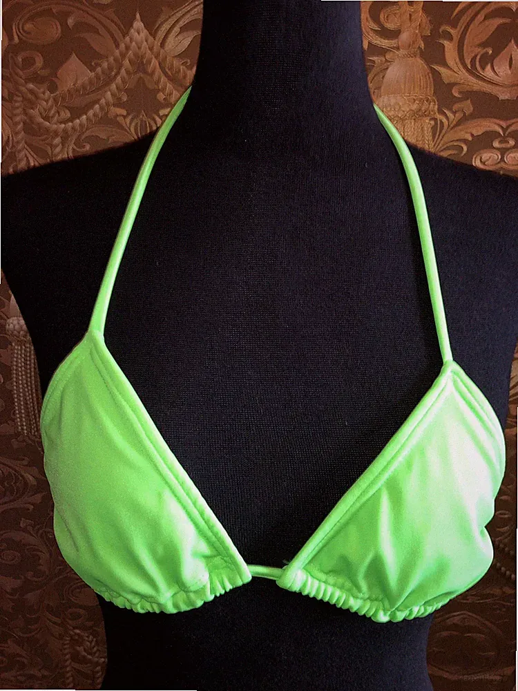 Neckholder Triangle Bikini Oberteil Bade - BH 65 -75A B Bademode Beach Party BH