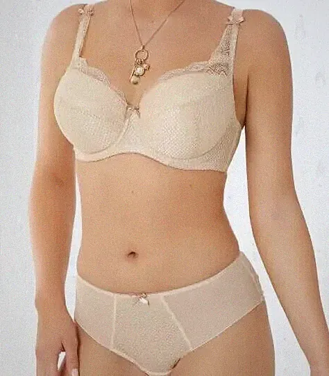 Nessa ABBI II Gr.65-100 D-M cup Wattiert Bügel BH Große Größen / Slip Panty