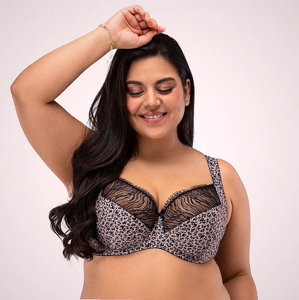 Nessa Minimizer Bügel BH schwarz starker Halt große Größen Komfort Dessous