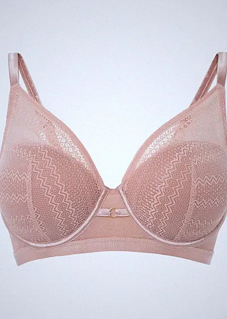 Neu Balconette BH mit Bügel Gr. (70) B Vintagerosa Damen Spitze-Bra Dessous