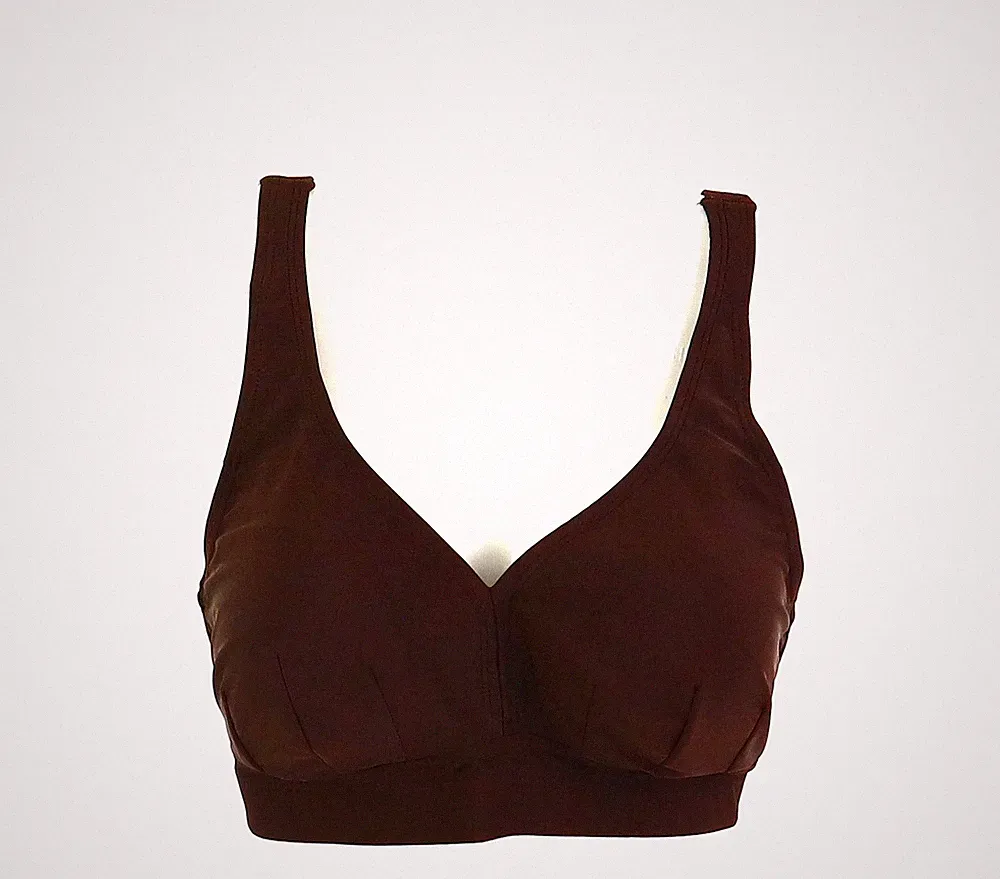 Neu Bikini Oberteil Gr. 38 (75) D Braun Damen Schwimm-Bade-BH