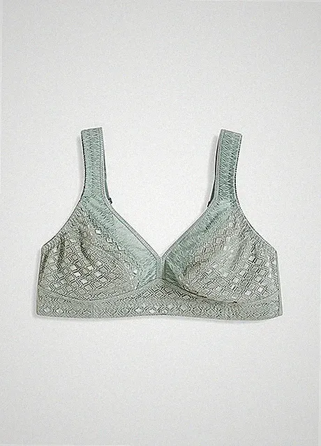 Neu Bügelloser BH Gr. (110) E Grün Damen-Bra Oberteil Dessous