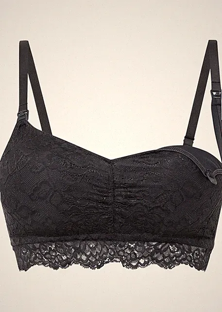Neu Bügelloser Still-BH Gr. 36 Nachtblau Damen-Bra Oberteil Unterhemd