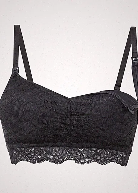 Neu Bügelloser Still-BH Gr. 38 Nachtblau Damen-Bra Oberteil Unterhemd