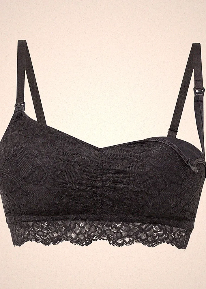 Neu Bügelloser Still-BH Gr. 40 Nachtblau Damen-Bra Oberteil Unterhemd