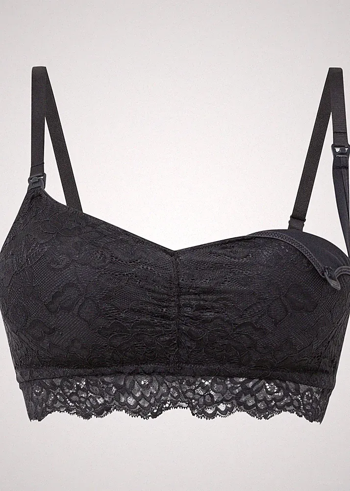 Neu Bügelloser Still-BH Gr. 46 Nachtblau Damen-Bra Oberteil Unterhemd
