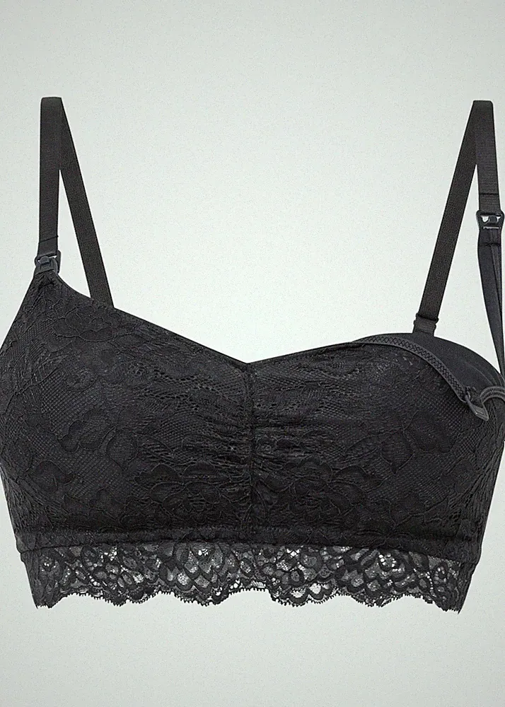 Neu Bügelloser Still-BH Gr. 48 Nachtblau Damen-Bra Oberteil Unterhemd