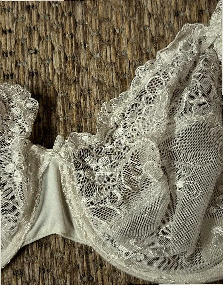 NEU DIRNDL BH SPITZE BÜGEL IDEAL FÜR GROSSE CUPS 75 80 90 E NUANCE creme *253606