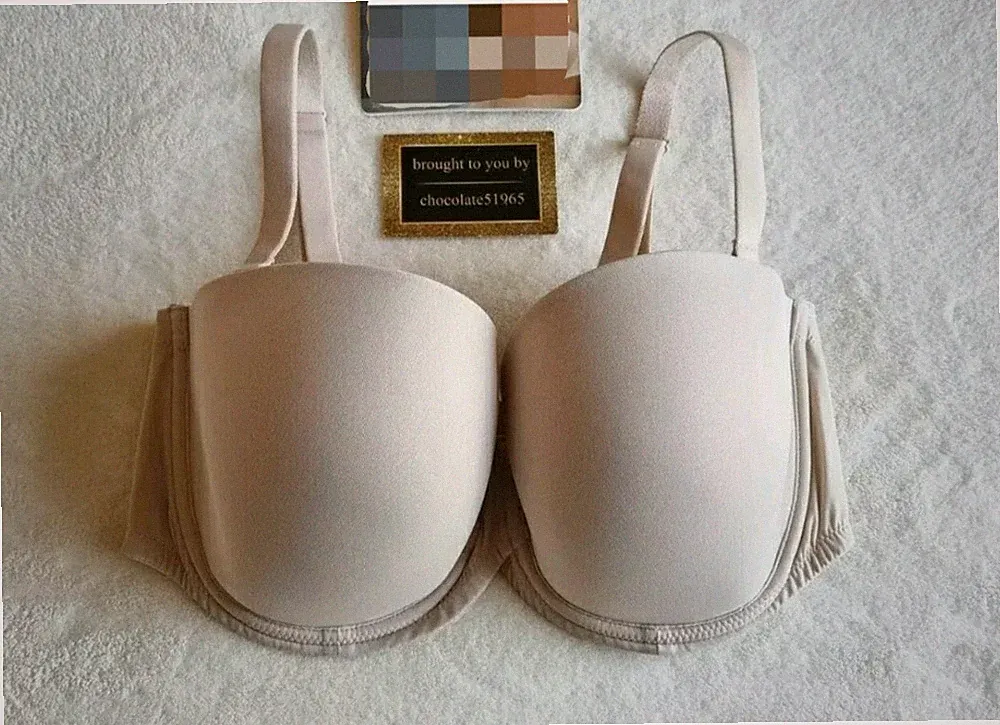 NEU EX M*S DD+ GLÄTTEND MIT LEICHTEN CUPS TRÄGERLOS/MULTIWAY BH GR. 32DD