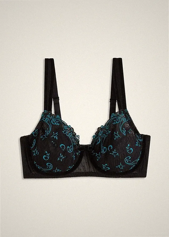 Neu Minimizer BH Gr. 85 Cup E Schwarz Damen-Bra Oberteil Dessous