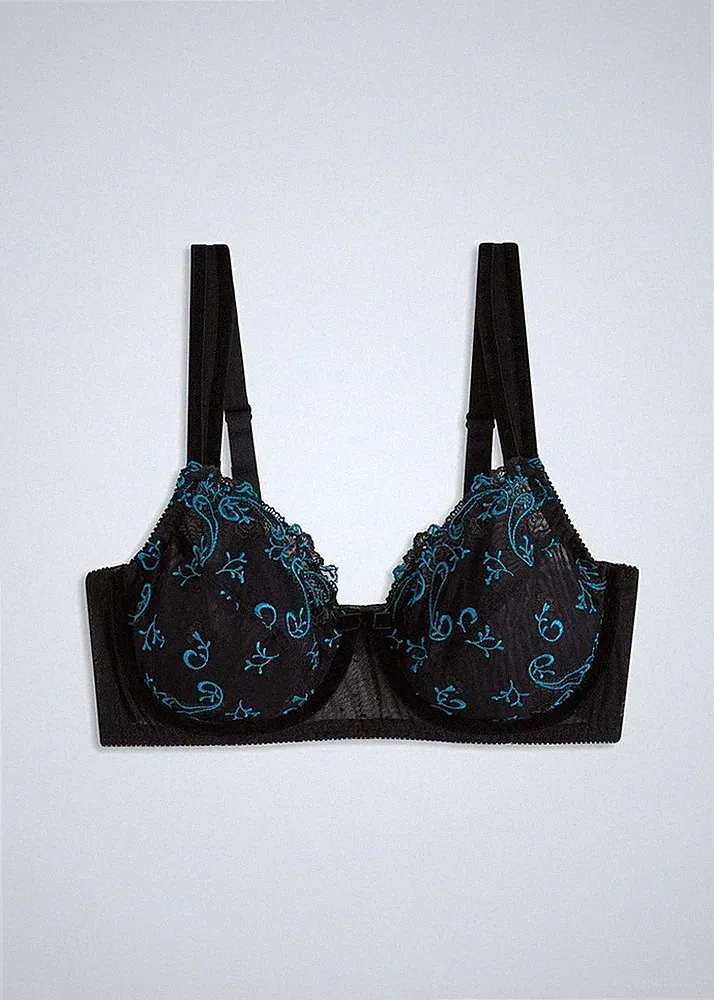 Neu Minimizer BH Gr. 95 Cup E Schwarz Damen-Bra Oberteil Dessous