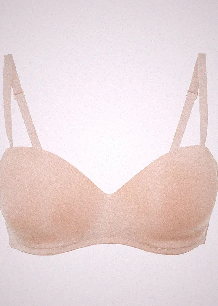 Neu Nahtloser Multiway-Balconette-BH Gr. 70 Cup C Mattbeige Damen Bügel-Bra