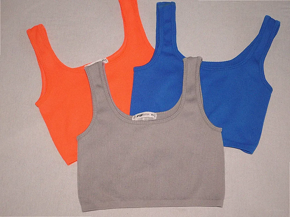 NEU NEU " 3x Stretch Sport BH ohne Bügel von FB sister " Gr. XXS/XS (30/32)
