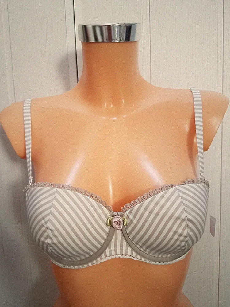 Neu! Push Up BH 75 B, Florange, Abby, wollweiß , Baumwoll-Modal