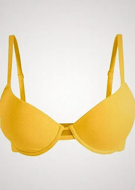 Neu Push-up-BH mit Bügel Gr. 70 Cup B Gelb Damen-Bra Oberteil Dessous