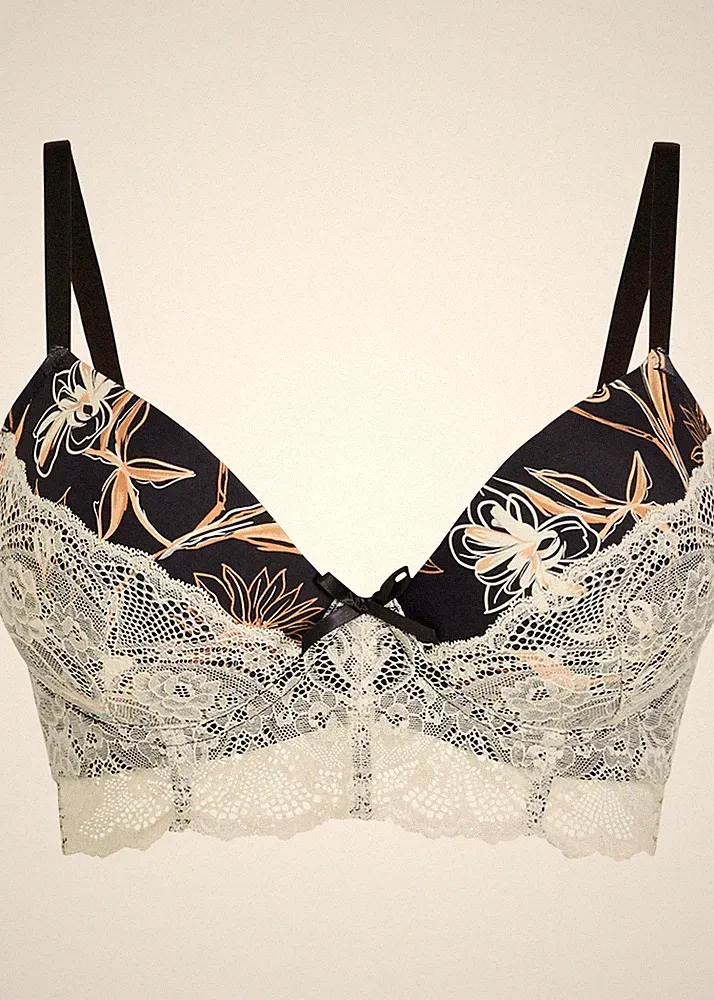 Neu Schalen BH mit Bügel Gr (100) D Cremeweiß Gold Bra Unterhemd Oberteil