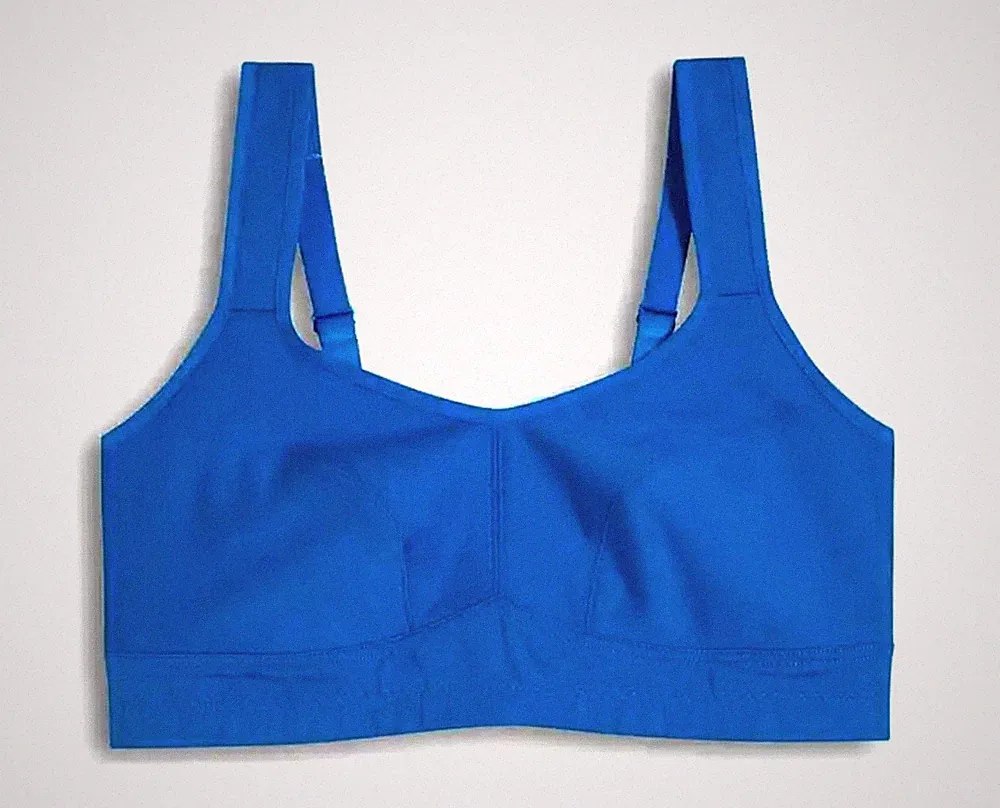 Neu Sport-BH Gr. 90 Cup D Blau Fitness Yoga Damen-Unterwäsche Bra