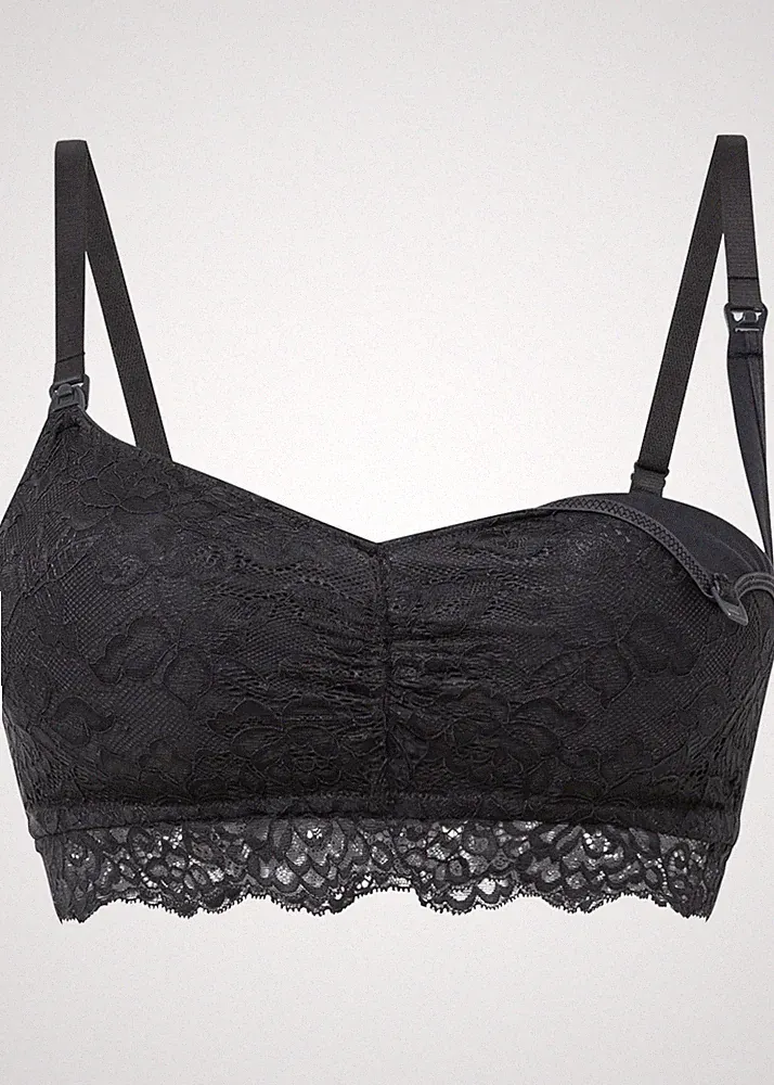 Neu Still-BH ohne Bügel aus Recylingmaterial Gr. 42 Nachtblau Damen-Bra