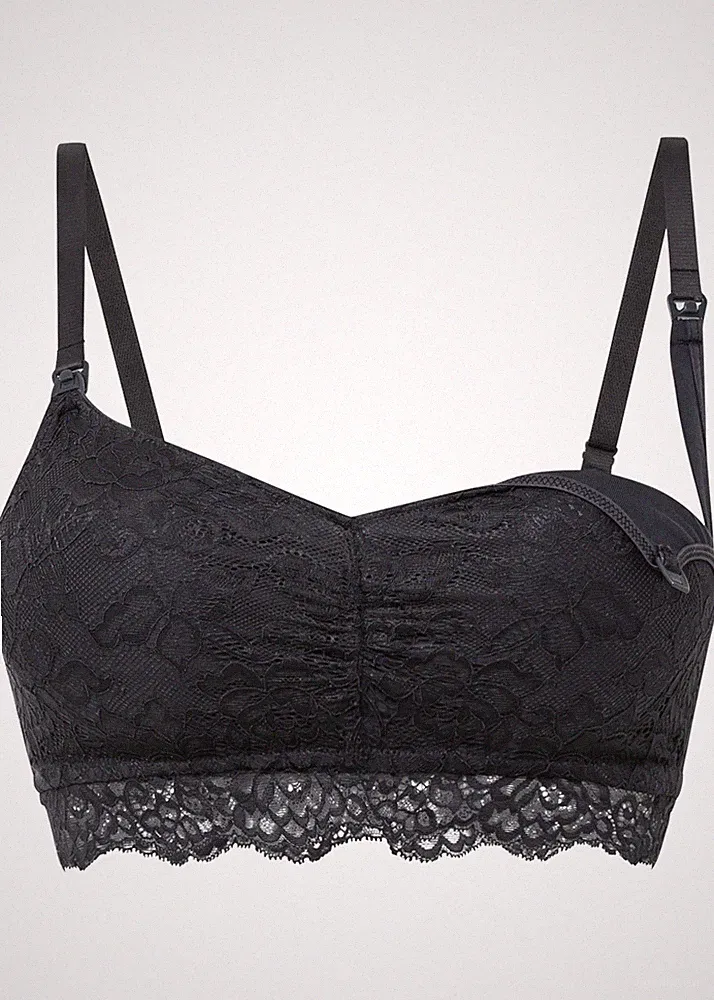 Neu Still-BH ohne Bügel aus Recylingmaterial Gr. 44 Nachtblau Damen-Bra