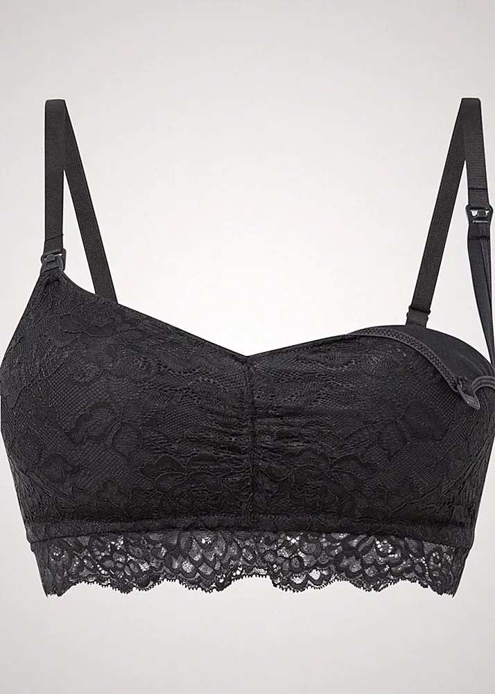 Neu Still-BH ohne Bügel aus Recylingmaterial Gr. 46 Nachtblau Damen-Bra