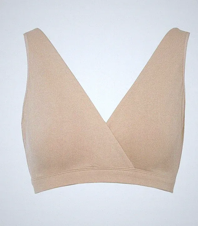 Neu Still-BH ohne Bügel Bio-Baumwolle Gr. 36/38 Beige Unterwäsche Bra Oberteil