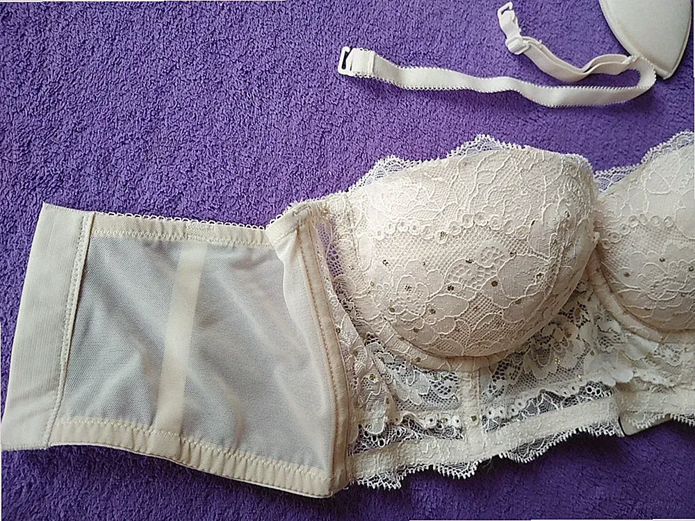 NEU!Wunderschoner"H&M"BÜGEL BH Soft Schalen push-up Beige Elasthan 75/B NP:39,99