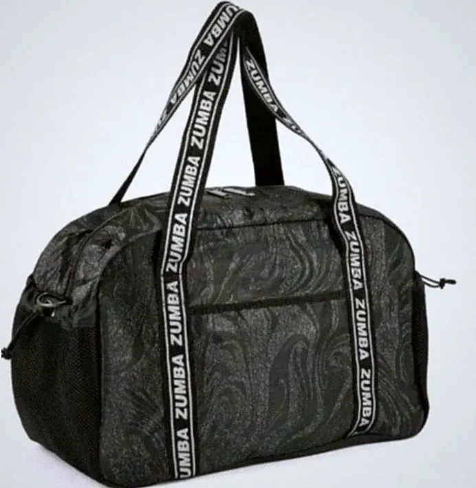 NEU ZUMBA POWER BAG 45x25cm Black Glitter SPORTTASCHE