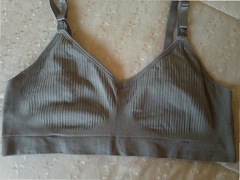 neuer Drop Cup Still Umstands BH Bralette Gr. XXL grau