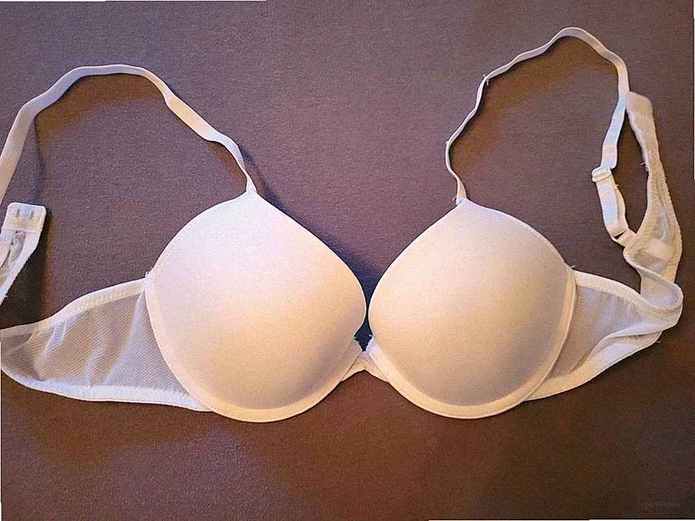 neuer H&M Push-Up-BH mit Bügel gepolstert 80A (A) Weiß verstellbare Träger
