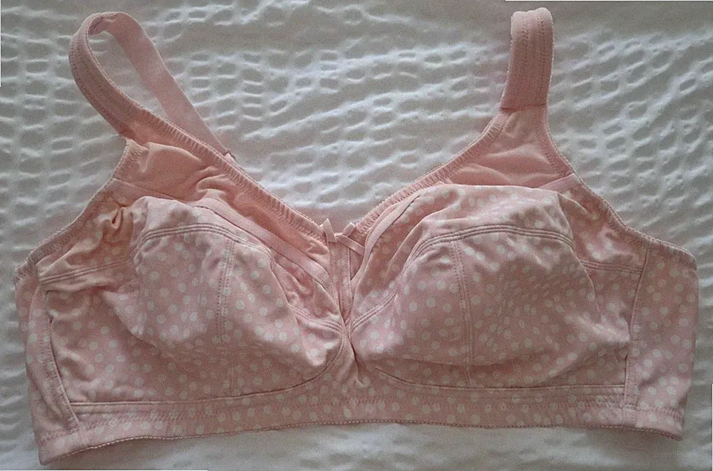neuer Ulla Popken BH Gr. 115C in rosa gepunktet