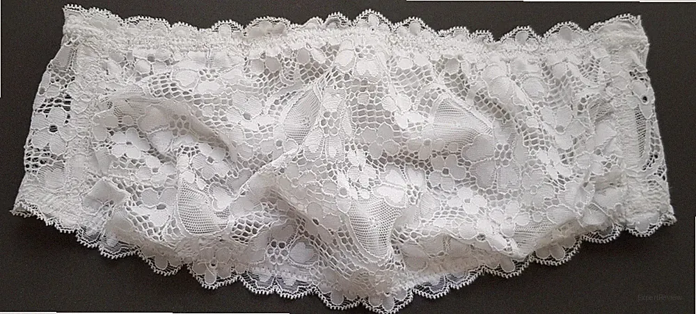 neuer weisser Bandeau BH mit Spitze Gr.40 von Nuance
