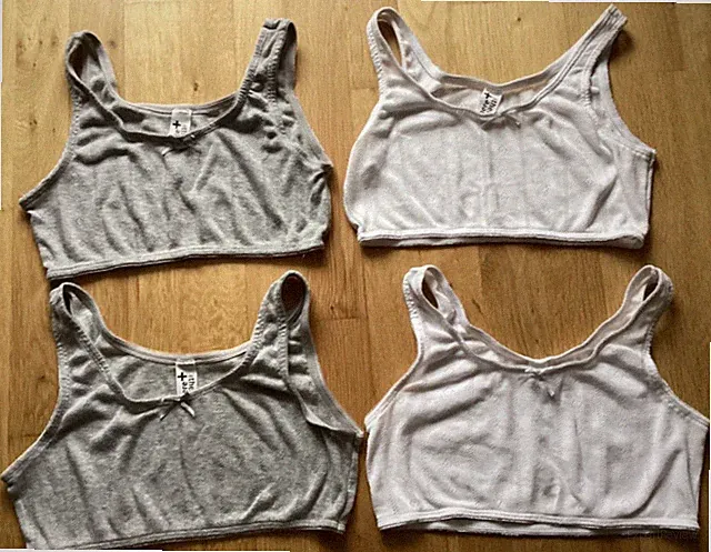 NEUw 4er Set C&A Sport-BH 158 164 XS Bustier, bügellos, Tanktop, Crop Top, kurz