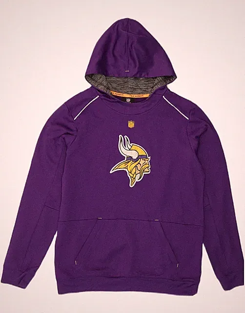 NFL Jungen Minnesota Vikings Hoodie Pullover 15-16 Jahre XL Lila Sport BH06